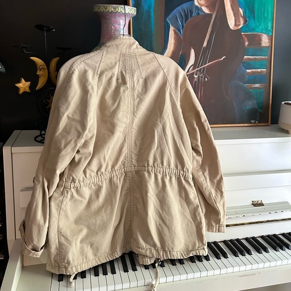 Kensie Tan Utility Jacket for Women - Picture 16 of 16